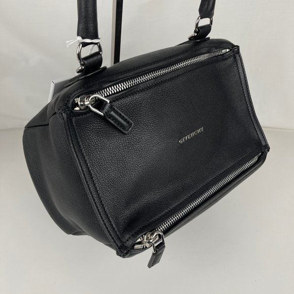 Givenchy Handbags - New Givenchy Small Pandora Black Leather Bag
